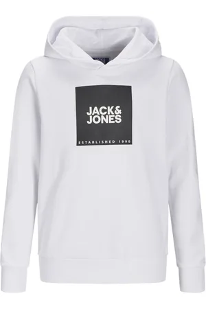 JACK & JONES Jersey 12246418 JWHLOCK SWEAT HOOD JNR WHITE para niño