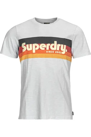 Superdry Camiseta CALI STRIPED LOGO T SHIRT para hombre