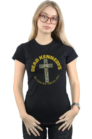 Dead Kennedys Camiseta manga larga In God We Trust para mujer