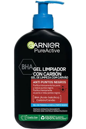 Garnier Mascarillas & exfoliantes Pure Active Gel Limpiador Con Carbón para mujer