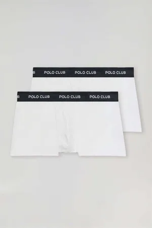 Polo Club® Boxer PACK - 2 BOXER UNDERPANTS PC WHITE para hombre