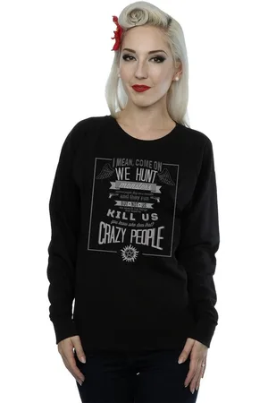Supernatural Jersey Crazy People para mujer