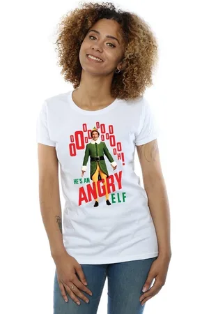 Elf Camiseta manga larga Angry para mujer