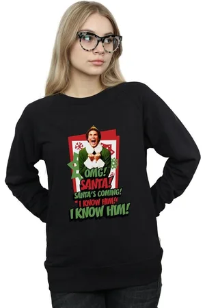 Elf Jersey OMG Santa para mujer