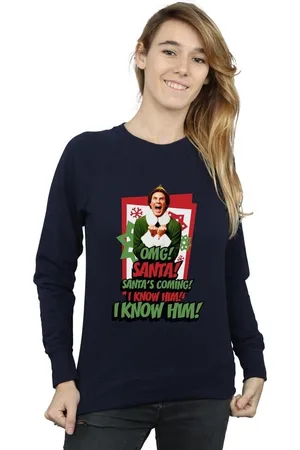 Elf Jersey OMG Santa para mujer