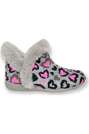 Muro Pantuflas BOTIN ZAPATILLA GRIS FUXIA para hombre