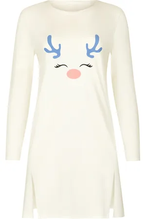 Lisca Pijama Holiday Camisón de manga larga Cheek para mujer