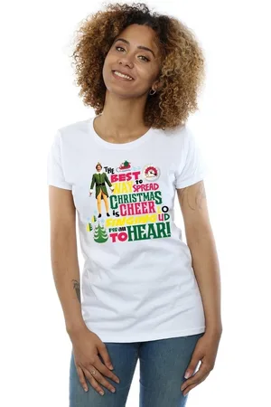 Elf Camiseta manga larga Christmas Cheer para mujer