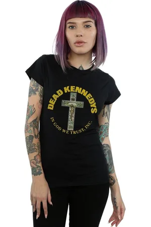 Dead Kennedys Camiseta manga larga In God We Trust para mujer