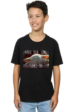 Disney Tops y Camisetas The Mandalorian The Child Song para niño