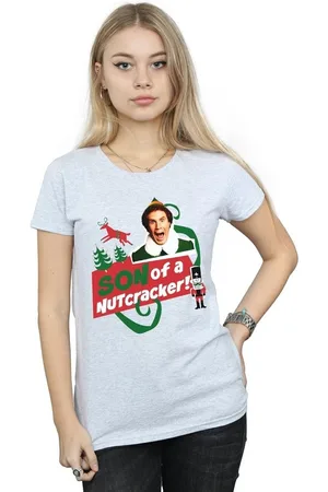 Elf Camiseta manga larga Son Of A Nutcracker para mujer