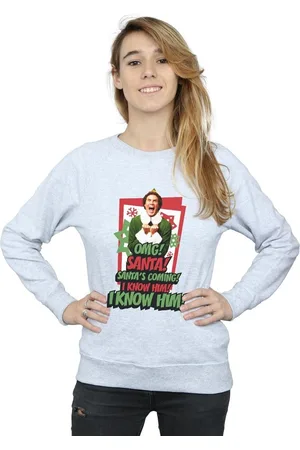 Elf Jersey OMG Santa para mujer