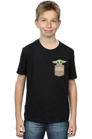 Disney Tops y Camisetas The Mandalorian The Child Cargo para niño