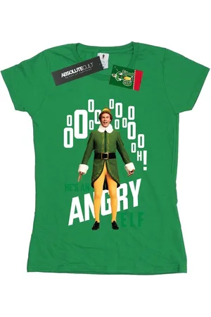 Elf Camiseta manga larga Angry para mujer