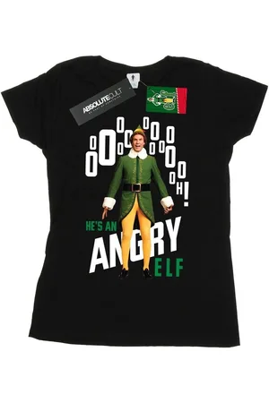 Elf Camiseta manga larga Angry para mujer