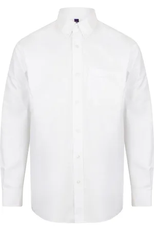 Henbury Camisa manga larga Classic para hombre