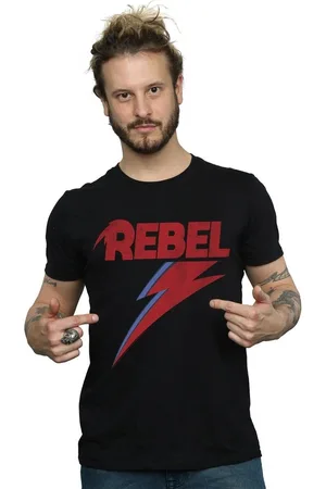 David Bowie Camiseta manga larga BI21114 para hombre