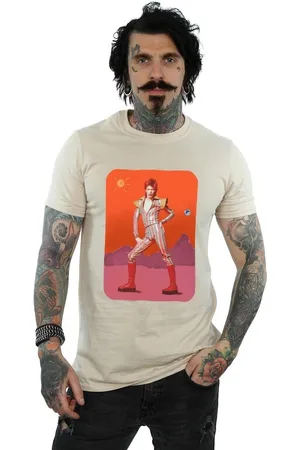 David Bowie Camiseta manga larga On Mars para hombre