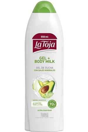 La Toja Productos baño Aguacate Gel + Crema Ducha para mujer