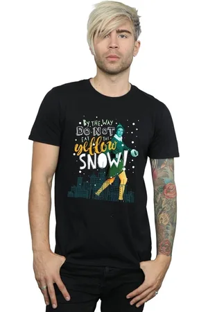 Elf Camiseta manga larga Yellow Snow para hombre