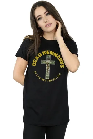 Dead Kennedys Camiseta manga larga In God We Trust para mujer