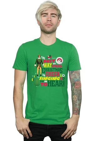Elf Camiseta manga larga Christmas Cheer para hombre