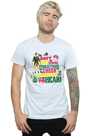 Elf Camiseta manga larga Christmas Cheer para hombre