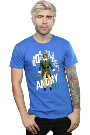 Elf Camiseta manga larga Angry para hombre