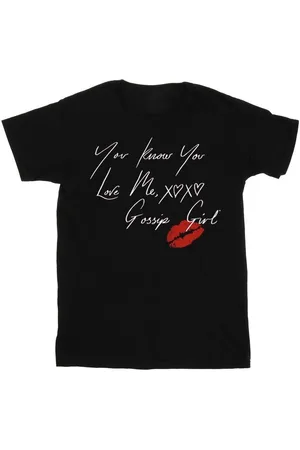 Gossip Girl Camiseta manga larga You Know You Love Me para mujer