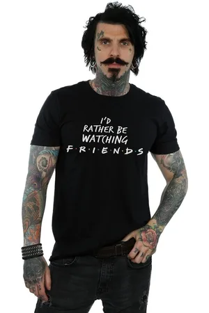 Friends Camiseta manga larga Rather Be Watching para hombre
