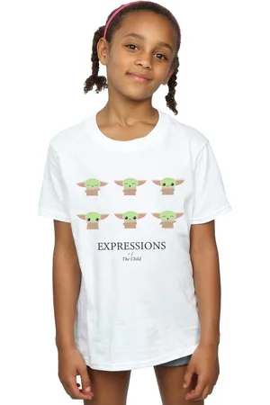 Disney Camiseta manga larga The Mandalorian Expressions Of The Child para niña