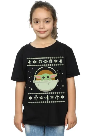 Disney Camiseta manga larga The Mandalorian The Child para niña