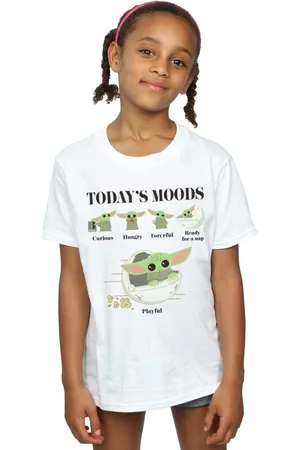 Disney Camiseta manga larga The Mandalorian The Child Moods para niña