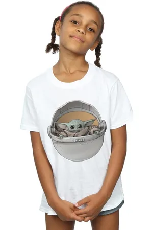 Disney Camiseta manga larga The Mandalorian The Child para niña