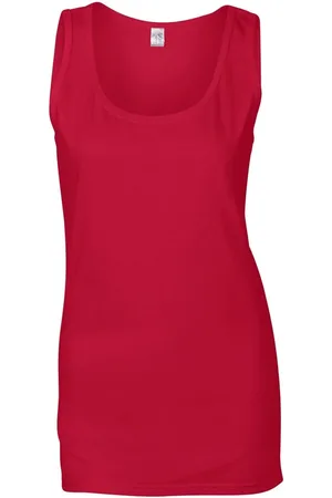 Gildan Camiseta tirantes Softstyle para mujer