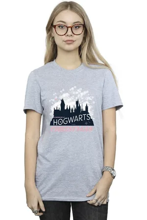 Harry Potter Camiseta manga larga Hogwarts para mujer