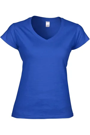Gildan Camiseta manga larga Soft Style para mujer