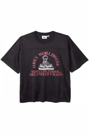 Obey Camisa manga larga Bigwig vero mesh jersey para hombre