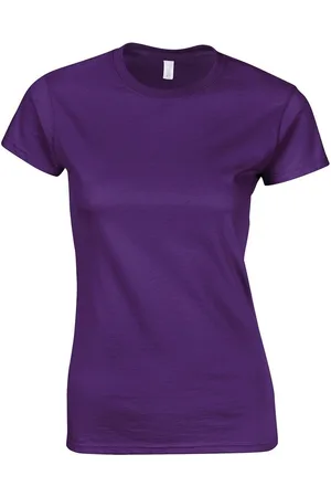 Gildan Camiseta manga larga Softstyle para mujer
