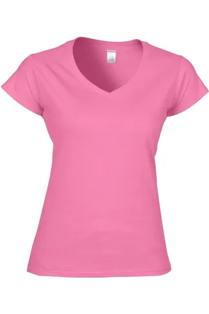 Gildan Camiseta manga larga Soft Style para mujer