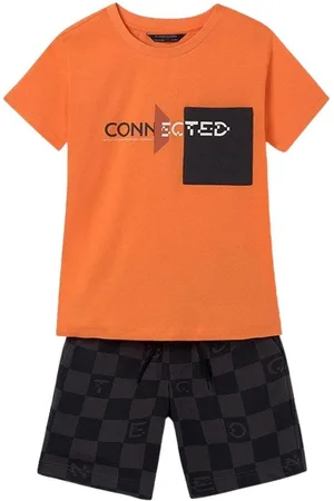 Mayoral Tops y Camisetas Conj. punto bermuda estampada para niño