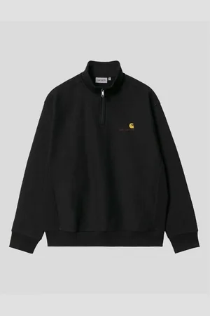 Carhartt Jersey SUDADERA HALF ZIP AMERICAN SCRIPT /ORO para hombre