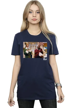 Elf Camiseta manga larga Christmas Store Cheer para mujer