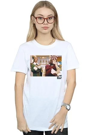 Elf Camiseta manga larga Christmas Store Cheer para mujer