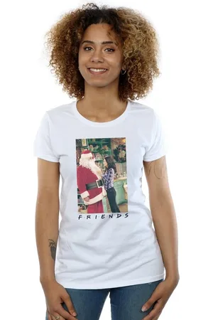 Friends Camiseta manga larga Chandler Claus para mujer