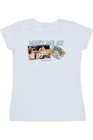 Friends Camiseta manga larga Meet Me At Central Perk para mujer