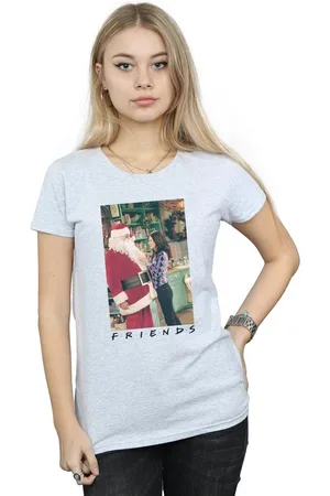 Friends Camiseta manga larga Chandler Claus para mujer