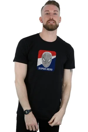 Marvel Camiseta manga larga Superhero Sports para hombre