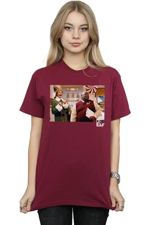 Elf Camiseta manga larga Christmas Store Cheer para mujer