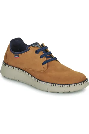 CallagHan Zapatillas Used Cuero Persa Marino para hombre